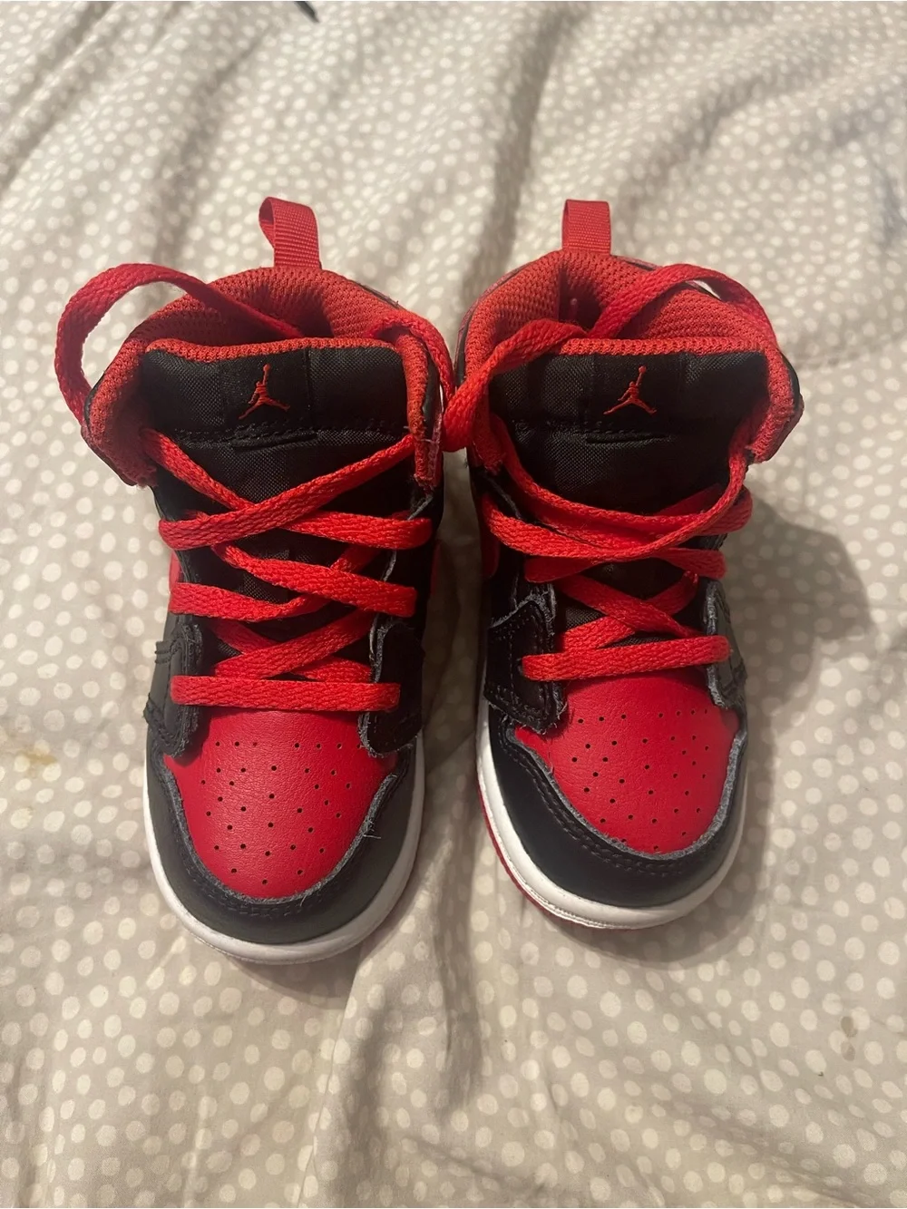 Toddler Jordan 1 High Top OG “Bred” Shoes